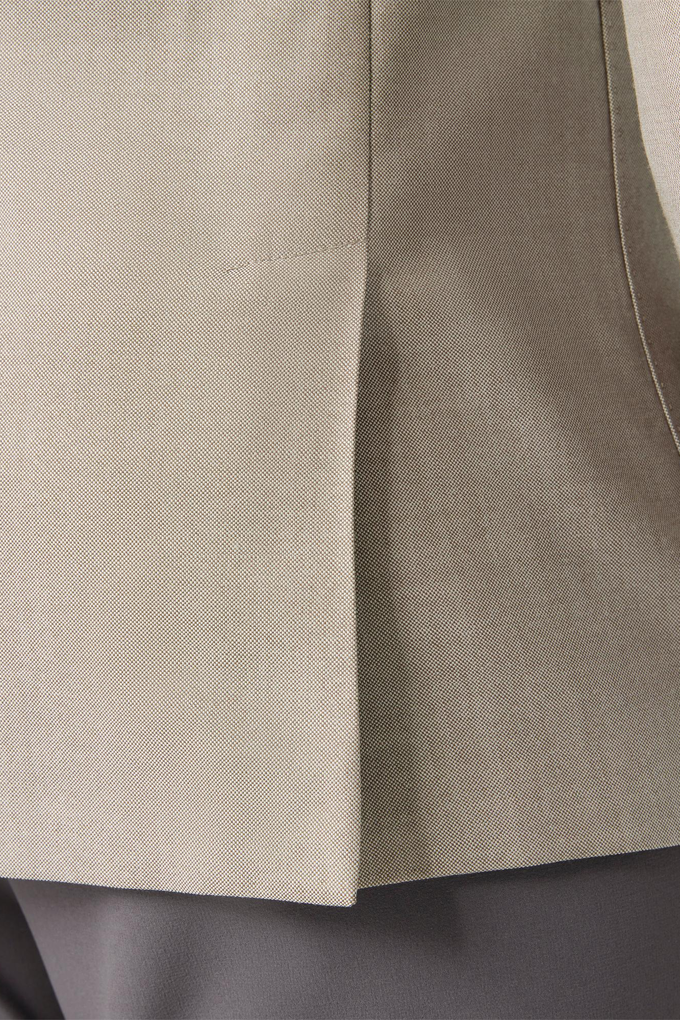Close-up of a beige fabric texture