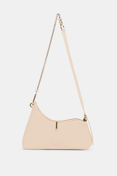Prya Shoulder Bag - Cream Leather – Rooted Boutique
