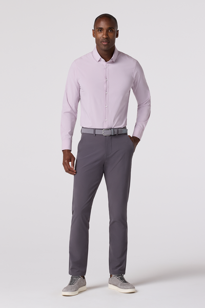 Leeward LS Dress Shirt- Lavender Haze Lavender Haze / Trim Tall XL